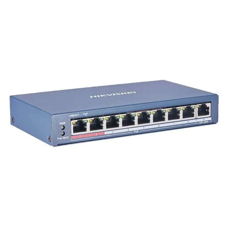HikVision 9-Port Unmanaged PoE Switch (DS-3E0109P-E/M)