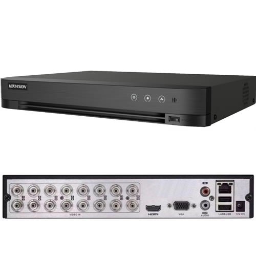 Hikvision 16-ch 1080p 1U H.265 AcuSense DVR – IDS-7216HQHI-M1/FA
