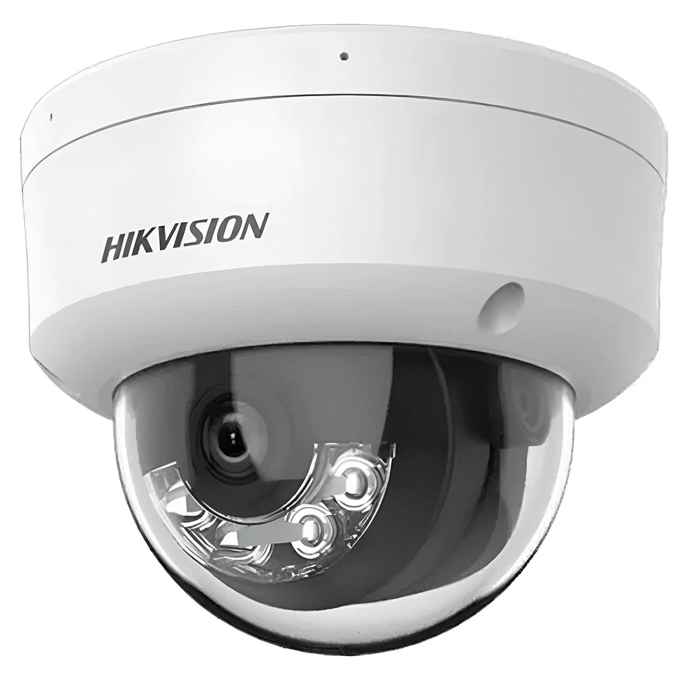 Hikvision 4MP Smart Dual Light Dome IP Camera with Mic – DS-2CD1143G2-LIU(2.8mm)